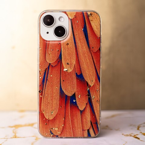 Nakładka Gold Glam do Samsung Galaxy A15 4G / A15 5G orange Nakładka Gold Glam do Samsung Galaxy A15 4G / A15 5G orange