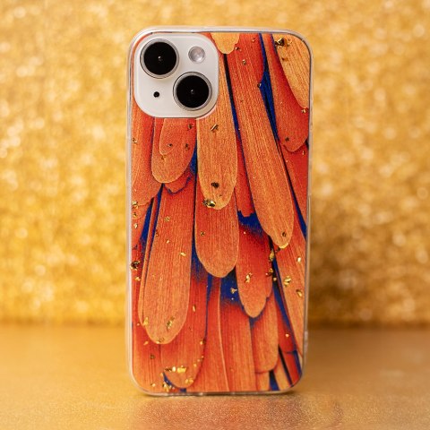 Nakładka Gold Glam do Samsung Galaxy A15 4G / A15 5G orange Nakładka Gold Glam do Samsung Galaxy A15 4G / A15 5G orange