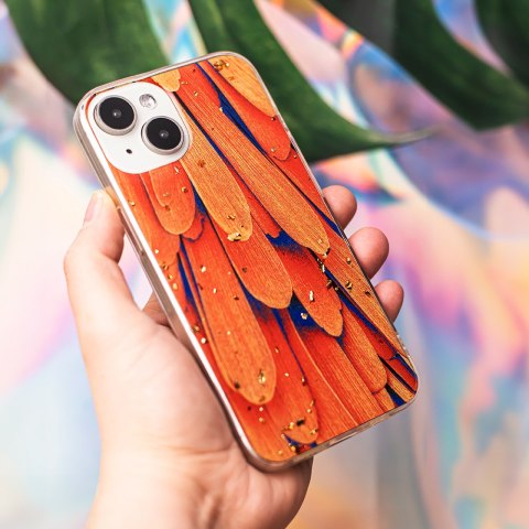 Nakładka Gold Glam do Samsung Galaxy A15 4G / A15 5G orange Nakładka Gold Glam do Samsung Galaxy A15 4G / A15 5G orange