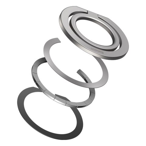 Baseus magnetyczny uchwyt Halo Series Foldable Metal Ring Stand(Single-ring)srebrny Baseus magnetyczny uchwyt Halo Series Foldable Metal Ring Stand(Single-ring)srebrny