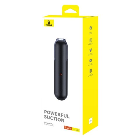 Baseus odkurzacz A0 Pro Car Vacuum Cleaner Cluster czarny Baseus odkurzacz A0 Pro Car Vacuum Cleaner Cluster czarny