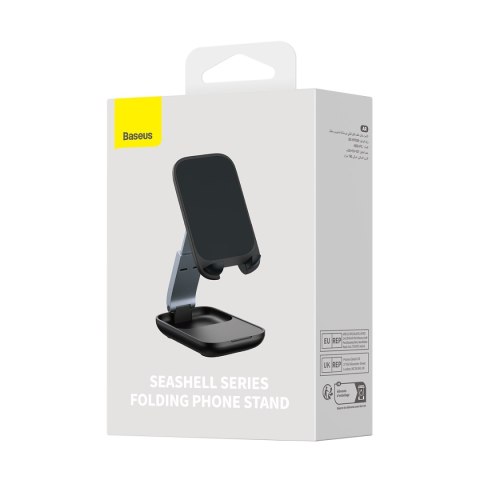 Baseus podstawka na telefonSeashell Series Folding Phone Stand Cluster czarna Baseus podstawka na telefonSeashell Series Folding Phone Stand Cluster czarna
