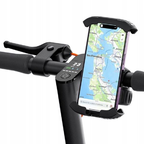 Baseus uchwyt rowerowy QuickGo Series Bike Phone Mount Cluster czarny Baseus uchwyt rowerowy QuickGo Series Bike Phone Mount Cluster czarny