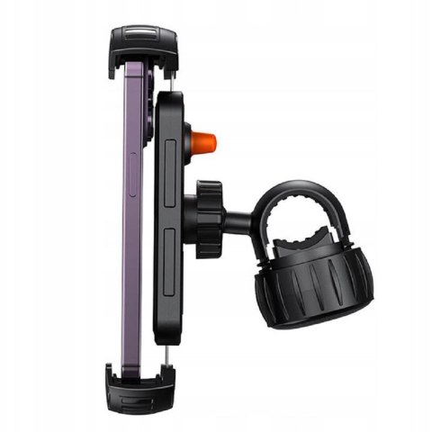 Baseus uchwyt rowerowy QuickGo Series Bike Phone Mount Cluster czarny Baseus uchwyt rowerowy QuickGo Series Bike Phone Mount Cluster czarny