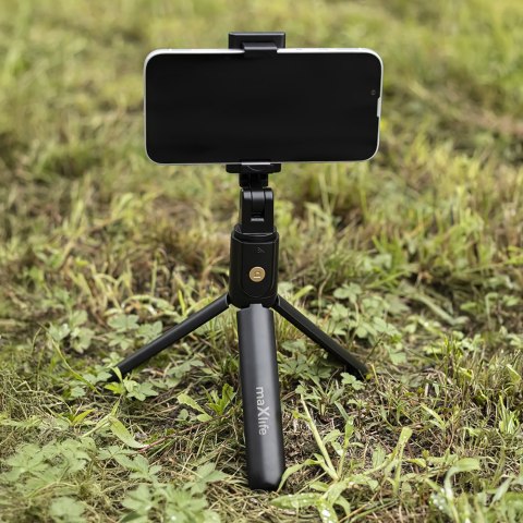 Maxlife selfie stick Bluetooth tripod MXST-100 czarny Maxlife selfie stick Bluetooth tripod MXST-100 czarny