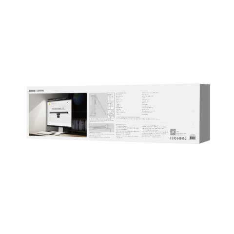 Baseus lampka na monitor i-wok Series USB Asymmetric Light Source Screen Hanging Light (fighting) Pro czarna Baseus lampka na monitor i-wok Series USB Asymmetric Light Source Screen Hanging Light (fighting) Pro czarna