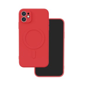 Nakładka Simple Color Mag do iPhone 11 czerwona