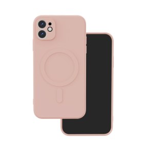 Nakładka Simple Color Mag do iPhone 11 różowa
