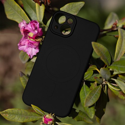 Nakładka Simple Color Mag do iPhone 12 6,1" czarna Nakładka Simple Color Mag do iPhone 12 6,1" czarna
