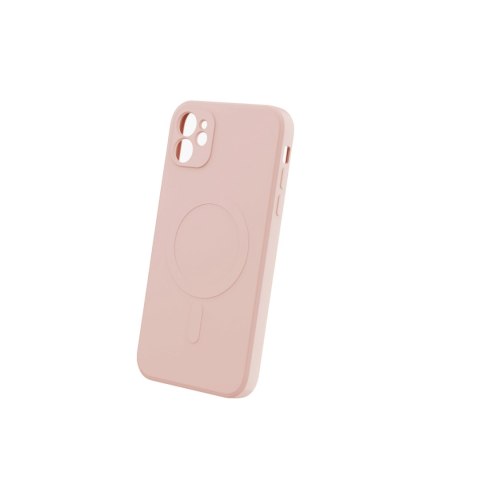 Nakładka Simple Color Mag do iPhone 12 6,1" różowa