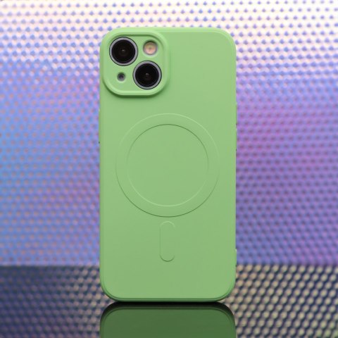 Nakładka Simple Color Mag do iPhone 12 Pro Max 6,7" jasnozielona Nakładka Simple Color Mag do iPhone 12 Pro Max 6,7" jasnozielona