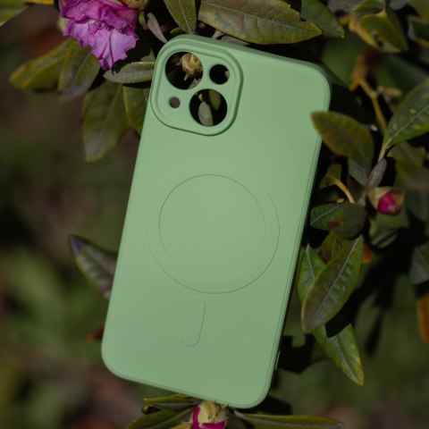 Nakładka Simple Color Mag do iPhone 12 Pro Max 6,7" jasnozielona Nakładka Simple Color Mag do iPhone 12 Pro Max 6,7" jasnozielona