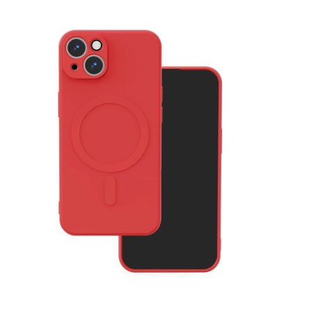 Nakładka Simple Color Mag do iPhone 13 6,1" czerwona Nakładka Simple Color Mag do iPhone 13 6,1" czerwona