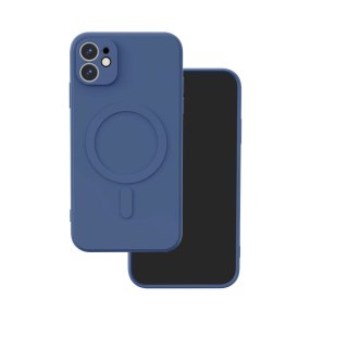 Nakładka Simple Color Mag do iPhone 13 6,1" granatowa