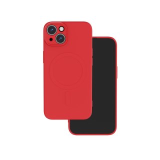 Nakładka Simple Color Mag do iPhone 15 6,1" czerwona