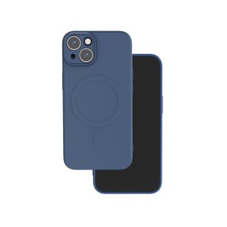 Nakładka Simple Color Mag do iPhone 15 6,1" granatowa