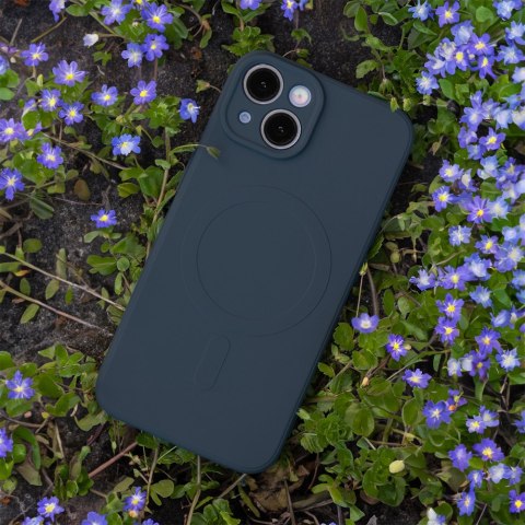 Nakładka Simple Color Mag do iPhone 15 6,1" granatowa Nakładka Simple Color Mag do iPhone 15 6,1" granatowa
