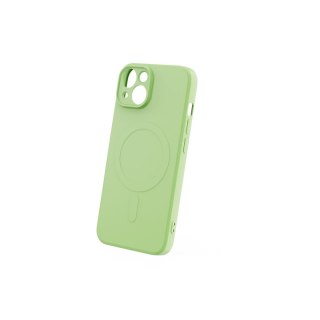 Nakładka Simple Color Mag do iPhone 15 6,1" jasnozielona