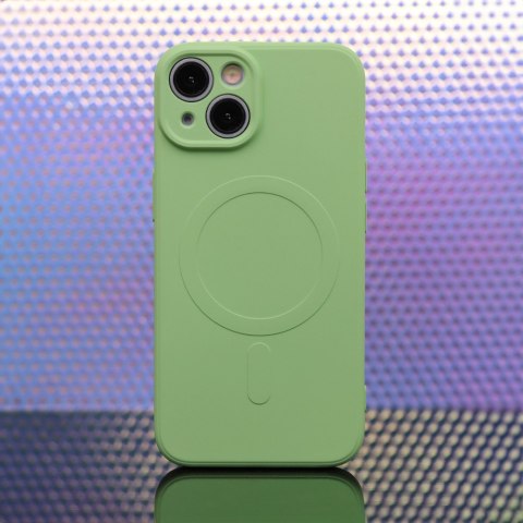 Nakładka Simple Color Mag do iPhone 15 6,1" jasnozielona Nakładka Simple Color Mag do iPhone 15 6,1" jasnozielona