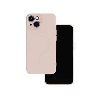 Nakładka Simple Color Mag do iPhone 15 6,1" różowa