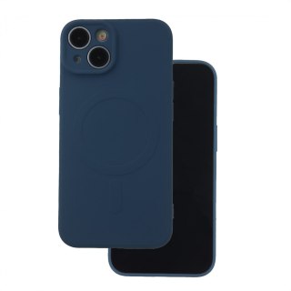 Nakładka Simple Color Mag do iPhone 15 Pro 6,1" granatowa