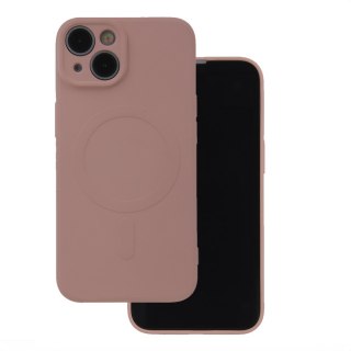 Nakładka Simple Color Mag do iPhone 15 Pro 6,1" różowa