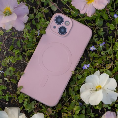 Nakładka Simple Color Mag do iPhone 15 Pro 6,1" różowa Nakładka Simple Color Mag do iPhone 15 Pro 6,1" różowa