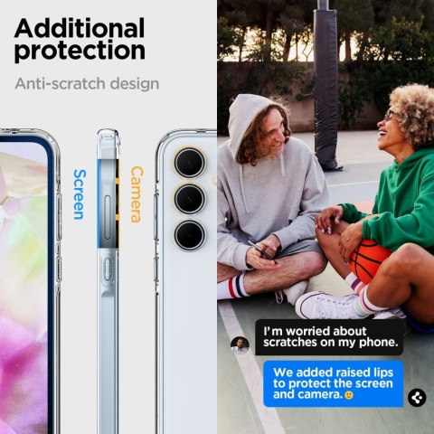 Spigen nakładka Ultra Hybrid do Samsung Galaxy A35 5G przezroczysta Spigen nakładka Ultra Hybrid do Samsung Galaxy A35 5G przezroczysta