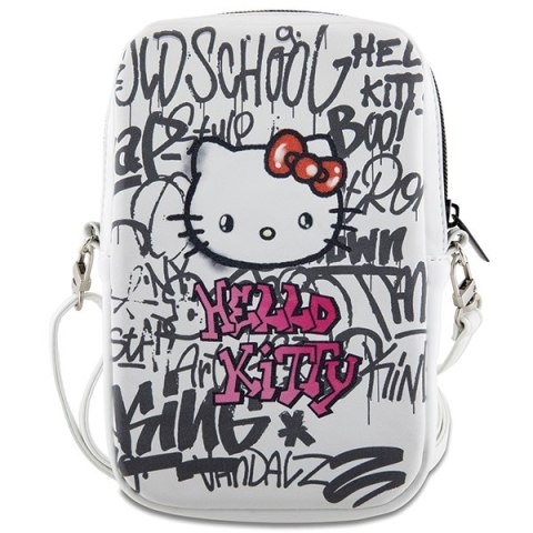 Hello Kitty Torebka biała Graffiti Kitty Head Hello Kitty Torebka biała Graffiti Kitty Head