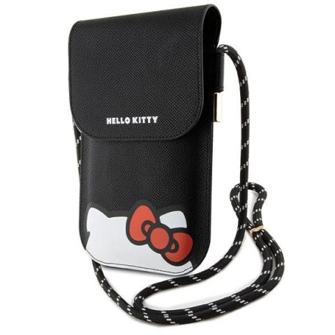 Hello Kitty Torebka czarna Leather Hiding Kitty Cord Hello Kitty Torebka czarna Leather Hiding Kitty Cord