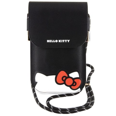 Hello Kitty Torebka czarna Leather Hiding Kitty Cord Hello Kitty Torebka czarna Leather Hiding Kitty Cord