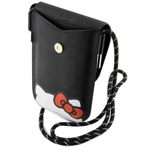 Hello Kitty Torebka czarna Leather Hiding Kitty Cord Hello Kitty Torebka czarna Leather Hiding Kitty Cord