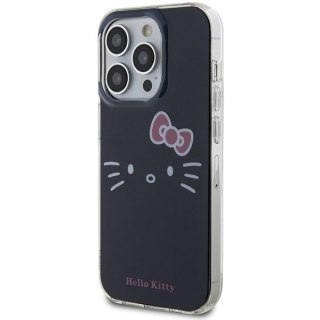 Nakładka Hello Kitty do iPhone 15 Pro Max 6,7" czarna hardcase IML Kitty Face