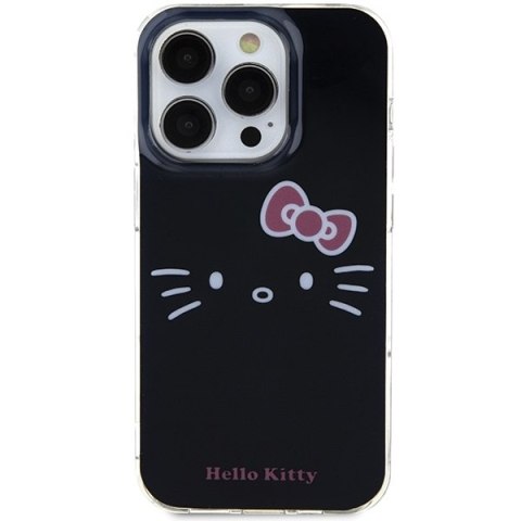Nakładka Hello Kitty do iPhone 15 Pro Max 6,7" czarna hardcase IML Kitty Face Nakładka Hello Kitty do iPhone 15 Pro Max 6,7" czarna hardcase IML Kitty Face