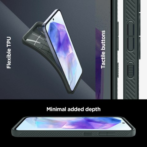 Spigen nakładka Liquid Air do Samsung Galaxy A55 5G zielona