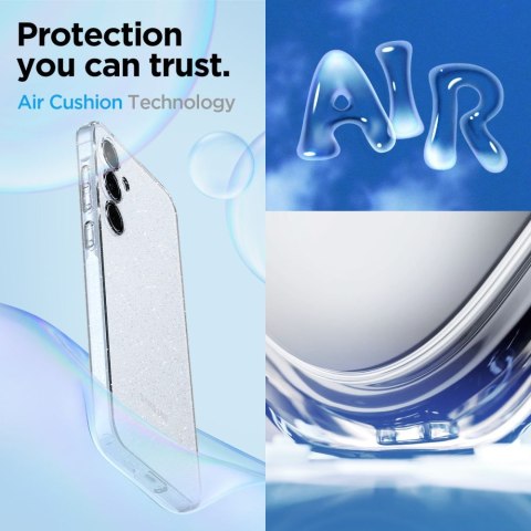 Spigen nakładka Liquid Crystal do Samsung Galaxy A55 5G transparent glitter Spigen nakładka Liquid Crystal do Samsung Galaxy A55 5G transparent glitter