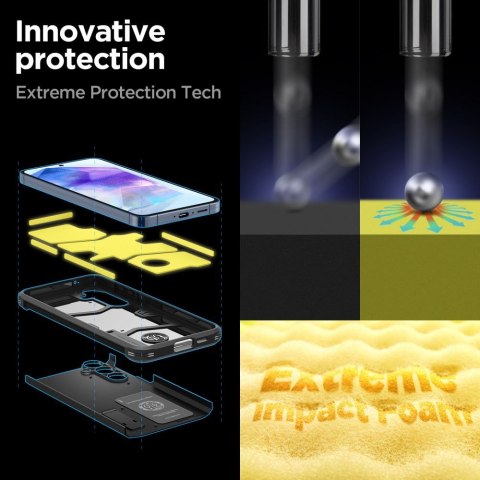 Spigen nakładka Tough Armor do Samsung Galaxy A55 5G czarna Spigen nakładka Tough Armor do Samsung Galaxy A55 5G czarna