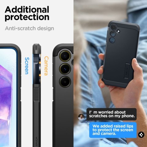 Spigen nakładka Tough Armor do Samsung Galaxy A55 5G czarna Spigen nakładka Tough Armor do Samsung Galaxy A55 5G czarna