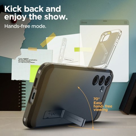 Spigen nakładka Tough Armor do Samsung Galaxy A55 5G czarny metal Spigen nakładka Tough Armor do Samsung Galaxy A55 5G czarny metal