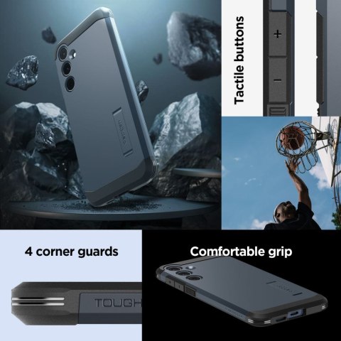 Spigen nakładka Tough Armor do Samsung Galaxy A55 5G czarny metal Spigen nakładka Tough Armor do Samsung Galaxy A55 5G czarny metal