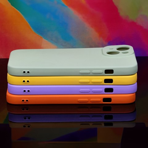 Nakładka Silicon do iPhone 12 / 12 Pro 6,1" żółta Nakładka Silicon do iPhone 12 / 12 Pro 6,1" żółta