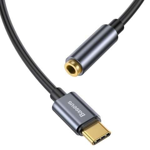 Baseus adapter L54 USB-C do jack 3,5 mm ciemno-szary Baseus adapter L54 USB-C do jack 3,5 mm ciemno-szary