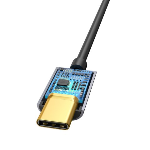 Baseus adapter L54 USB-C do jack 3,5 mm ciemno-szary Baseus adapter L54 USB-C do jack 3,5 mm ciemno-szary