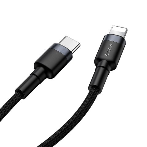 Baseus kabel Cafule PD USB-C - Lightning 1,0 m szaro-czarny 18W Baseus kabel Cafule PD USB-C - Lightning 1,0 m szaro-czarny 18W