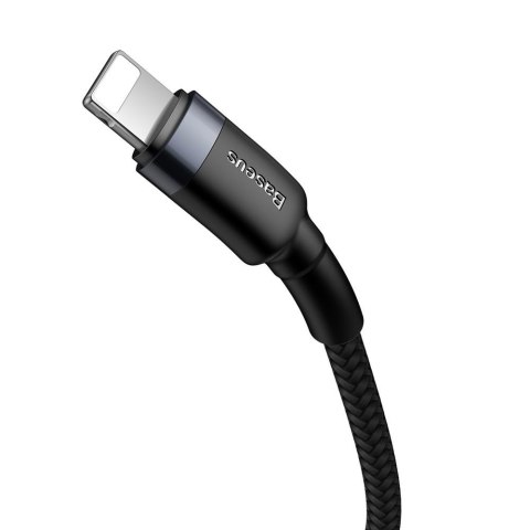 Baseus kabel Cafule PD USB-C - Lightning 1,0 m szaro-czarny 18W Baseus kabel Cafule PD USB-C - Lightning 1,0 m szaro-czarny 18W