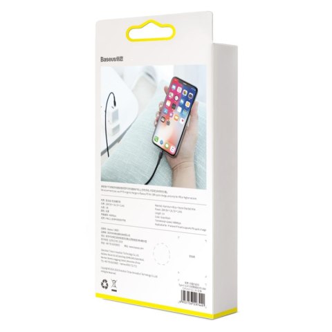 Baseus kabel Cafule PD USB-C - Lightning 1,0 m szaro-czarny 18W Baseus kabel Cafule PD USB-C - Lightning 1,0 m szaro-czarny 18W