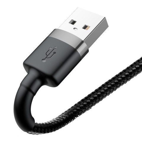 Baseus kabel Cafule USB - Lightning 0,5 m 2,4A szaro-czarny Baseus kabel Cafule USB - Lightning 0,5 m 2,4A szaro-czarny