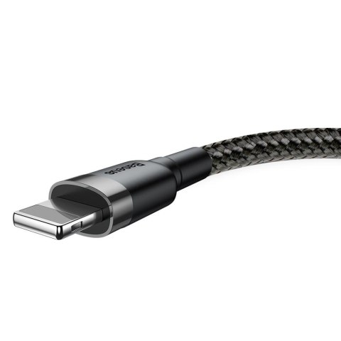 Baseus kabel Cafule USB - Lightning 0,5 m 2,4A szaro-czarny Baseus kabel Cafule USB - Lightning 0,5 m 2,4A szaro-czarny
