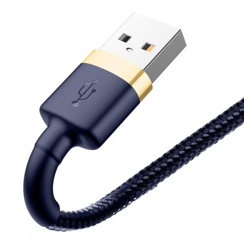 Baseus kabel Cafule USB - Lightning 1,0 m 2,4A złoto-niebieski Baseus kabel Cafule USB - Lightning 1,0 m 2,4A złoto-niebieski