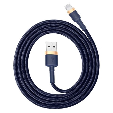 Baseus kabel Cafule USB - Lightning 1,0 m 2,4A złoto-niebieski Baseus kabel Cafule USB - Lightning 1,0 m 2,4A złoto-niebieski